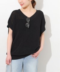 リネンコットンニュアンスフレンチプルオーバー