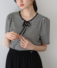 BLUEEAST/ブルーイースト BLUEEAST パイピングリボンタックTシャツ/508173658
