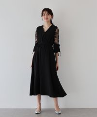 BLUEEAST/ブルーイースト BLUEEAST フラワー刺繍カシュクールドレス/508173664