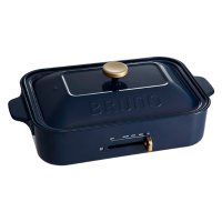 BRUNO/特典付き BRUNO ブルーノ ホットプレート セラミックコート仕切り鍋セット 2点セット 深型 平面 電気式 BOE021/508173726