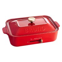 BRUNO/特典付き BRUNO ブルーノ ホットプレート セラミックコート仕切り鍋セット 2点セット 深型 平面 電気式 BOE021/508173726