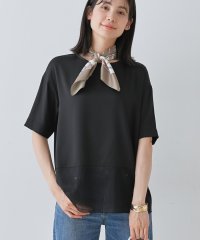 INDIVI/【洗える】裾シアー半袖トップス/508173739