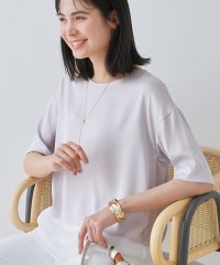 INDIVI/【洗える】裾シアー半袖トップス/508173739
