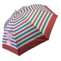 MOOMIN/ムーミン MOOMIN 傘 長傘 晴雨兼用 雨傘 レディース 87cm 遮光率 UVカット 100% 軽量 撥水 遮熱 グレー レッド TW25L7640/508173753