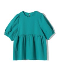 SHIPS Colors WOMEN/SHIPS Colors:〈接触冷感・洗濯機可能〉サッカー ランタンスリーブ ブラウス/508174153
