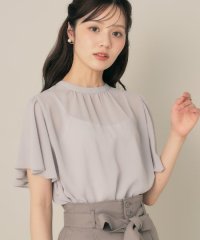 Couture Brooch/【キレイめ・通勤】前後2WAY楊柳フレアー袖ブラウス/508174209