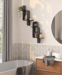 JOURNAL STANDARD FURNITURE/《WEB限定》【umbra/アンブラ】MONTAGE METAL 2pcs　シェルフ/508174474