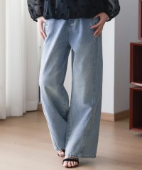 TeddyShop/テディショップ Teddyshop レディース ビッグシルエットハイウエストワイドデニムパンツ+ベルト 2点セット/508174529