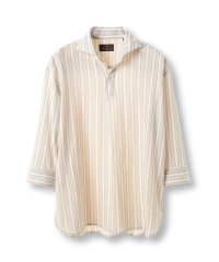 DISTINCTION MEN'S BIGI/ドビーストライププルオーバーシャツ/508174630