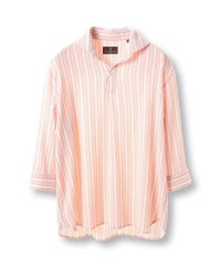 DISTINCTION MEN'S BIGI/ドビーストライププルオーバーシャツ/508174630