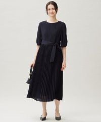 JIYU-KU(LARGE SIZE)/【洗える】シフォンプリーツ ワンピース/508174649