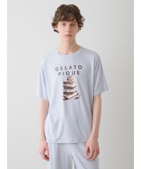 GELATO PIQUE HOMME/【HOMME】【接触冷感】COOLレーヨンデザートロゴTシャツ/508174666