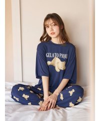 gelato pique/【ONLINE限定】【接触冷感】ベアワンポイントTシャツ&ロングパンツセット/508174695