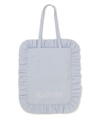 gelato pique/【ONLINE限定】ストライプフリルトートバッグ/508174697