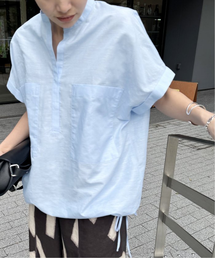 JOURNAL STANDARD｜ハードマンズリネンコットンフレンチスリーブ