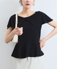 VIS/【WEB限定】ビッグカラーペプラムカットソー/508174992