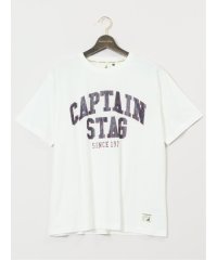 GRAND-BACK/グランバック GRAND－BACK 【大きいサイズ】キャプテンスタッグ/CAPTAIN STAG ビンテージプリント クルーネック半袖Tシャツ/508175011