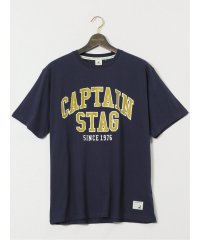 GRAND-BACK/グランバック GRAND－BACK 【大きいサイズ】キャプテンスタッグ/CAPTAIN STAG ビンテージプリント クルーネック半袖Tシャツ/508175011