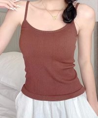Girly Doll/ガーリードール Girly Doll パット付きキャミソール ブラトップ【韓国ファッション】【春夏新商品】/508175165