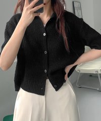 Girly Doll/ガーリードール Girly Doll 半袖ニットセーター【韓国ファッション】/508175169