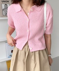 Girly Doll/ガーリードール Girly Doll 半袖ニットセーター【韓国ファッション】/508175169