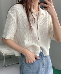 Girly Doll/ガーリードール Girly Doll 半袖ニットセーター【韓国ファッション】/508175169