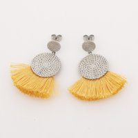AGATHA PARIS/アガタ パリ AGATHA PARIS リベルタピアス、タッセル、イエロー／シルバー/508175470