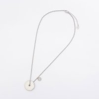 AGATHA PARIS/アガタ パリ AGATHA PARIS トレッチヤネックレス、エナメルローズ、ホワイト／シルバー/508175555