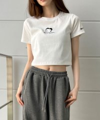 me Jane/ミージェーン me Jane BETTY BOOPフロント刺繍ショート丈Tシャツ/508175896