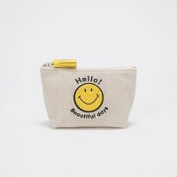 TOPKAPI/トプカピ TOPKAPI 【Breath TOPKAPI】SMILE COLLECTION スマイル 刺繍 タッセルポーチ/508176004