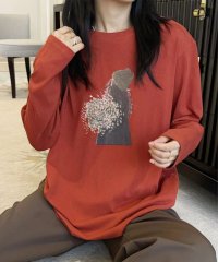 aimoha/アイモハ aimoha プリントカジュアルロングスリーブTシャツ/508176067