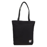 UCLA/ユーシーエルエー UCLA トートバッグ メンズ レディース くま クマ ファスナー付き コットン 大きめ TOTE BAG ブラック ホワイト 黒 白 440/508176126