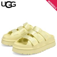 UGG/アグ UGG サンダル スライドサンダル ゴールデングロースライド レディース 厚底 軽量 GOLDENGLOW SLIDE イエロー 1167430/508176130