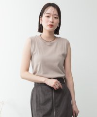 atONE/アットワン atONE ラウンドネックノースリーブトップ/508176178