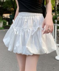 TeddyShop/テディショップ Teddyshop レディース ゆるかわシルエットリボンバルーンミニスカート/508176199