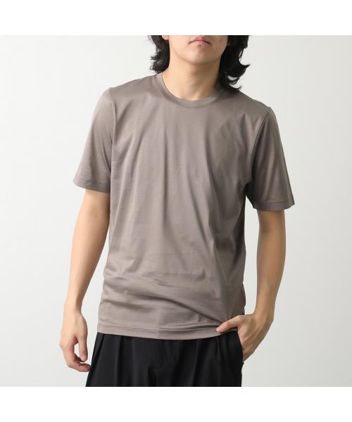 グランサッソ/Tシャツクルーネック チャコールグレー/422870 セール 21%OFF】グランサッソ GRAN SASSO GRAN SASSO Tシャツ