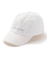 BeBe Petits Pois Vert/【店舗限定】【お揃い】花綿レースキャップ(52~56cm)/508176880