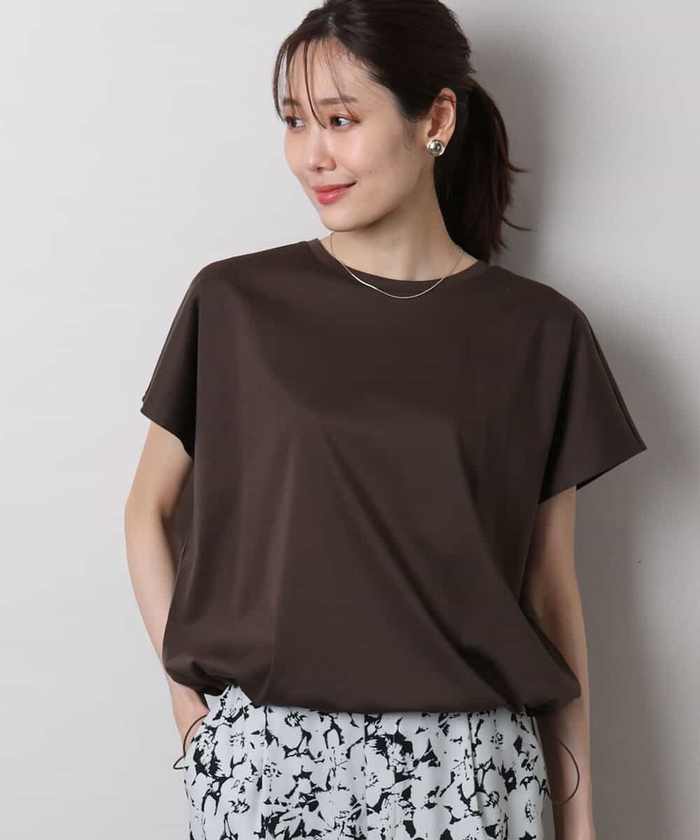 美品 M'S GRACY チュール ドローストリング カットソー ブラック 40 美品 M´S GRACY チュール ドローストリング カットソー ブラック