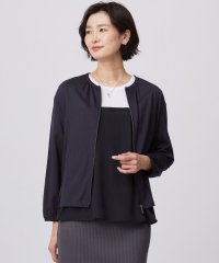 J.PRESS LADIES（LARGE SIZE）/【接触冷感・洗える】シアー ブルゾン/508031192