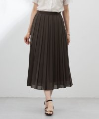 J.PRESS LADIES（LARGE SIZE）/【洗える】シアータフタ プリーツ スカート/508120052