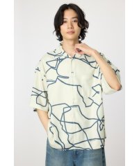 RODEO CROWNS WIDE BOWL/アブストラクトホエールシャツ/508177012