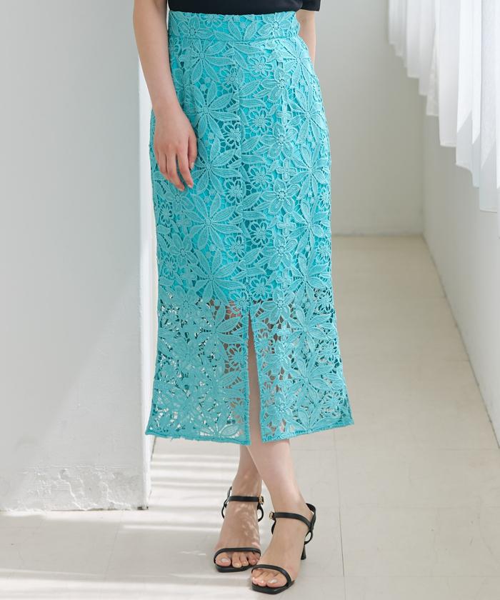 ケミカルレースタイトスカート(508177051) | AND COUTURE(AND