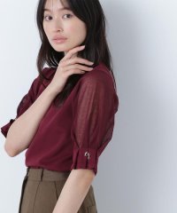 NATURAL BEAUTY BASIC/リングチェーンシアースリーブニット/508177066
