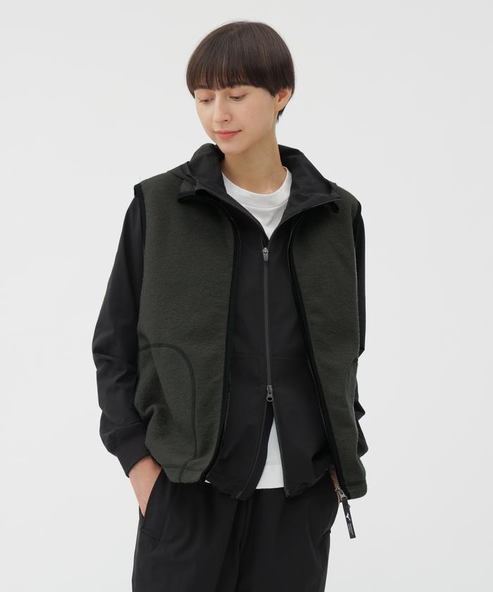 WOOL NYLON COMPRESSED JERSEY BLOUSON(508177116