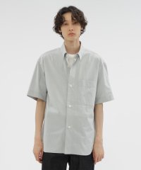 MARGARET HOWELL/MELANGE COTTON POPLIN SHIRT/508177138