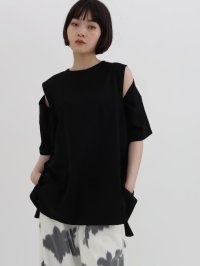 LASUD/ラシュッド LASUD ショルダースリットデザインカットソー/508179274