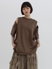 LASUD/ラシュッド LASUD ショルダースリットデザインカットソー/508179274