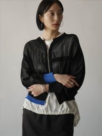 RADIATE/ラディエイト RADIATE メッシュ×シアー配色ダブルジップブルゾン/508179276