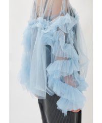 niana/ニアナ niana チュールフリルブラウス トップス ボリューム袖 結婚式 同窓会 お呼ばれ/505935851