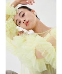 niana/ニアナ niana チュールフリルブラウス トップス ボリューム袖 結婚式 同窓会 お呼ばれ/505935851